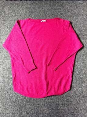 Milano Pink 3/4 Sleeve Knit Top, Size XS